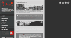 Desktop Screenshot of embassyrestaurant.in